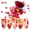 5g Holographic Maple Leaf Nail Piece Sequins Symphony Gradient Autumn Style Stickers