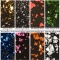 8 Colors Holographic Sticker Foil Gold Paper Shreds Glitter Gold Silver Red Polished Nail Powder