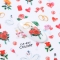 9pcs Valentine's Day Nail Art Stickers Romantic Kiss Love Heart 3D Water Transfer Stickers DIY