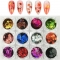 Autumn Maple Leaf Holographic Multicolor Sequins Laser Chameleon glitter Gummy Bear