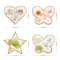 Butterfly Shape Crystal Shell Color Palette Phnom Penh Resin Nail Color Palette