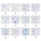 Chameleon Nail polish Holographic Glitter Powder Magic Gold Foil Electroplating Star Glitter Nail Sticker