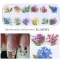 Eternal Life flower mixed Rhinestone nail UV gel polish butterfly Nail polish glitter Stickers