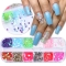 Holographic Butterfly Nail piece sequin Laser Chameleon Sticker
