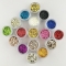 Holographic Laser Nail Glitter Sequins Gold and Silver Powder Hexagonal Powder Gel Pigment