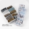 Holographic Laser Nail sticker set retro floral leopard pattern starry style sticker