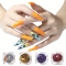 Holographic Nail Art Glitter Sequins Fluorescent Butterfly Autumn Coconut Shaped Laser Flake 