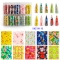 Holographic Nail Foils Water Transfer Starry Sky Paper Flower Butterfly Lace Candy Style
