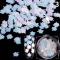 Holographic Nail polish Autumn maple leaf solid color sequins laser flash gradient 