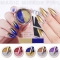 Holographic glitter solid two color mirror mirror powder laser titanium powder nail polish