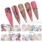 Marble Gradient Water Nail Stickers Texture Smudge Nail Watermark Decals DIY