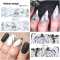Marble Gradient Water Nail Stickers Texture Smudge Nail Watermark Decals DIY