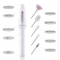 Nail Art Electric Mini Portable Polisher Remove Dead Skin and Nail Polisher Distribute 5 Polished Heads and Trim Nail Set