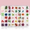 Nail Art Immortal Dried Flowers 3D Stereo Daffodil Dried Mixed Flower Season Theme