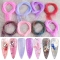 Nail Art Rhinestone Decorations Fluorescent Color Silk Thread Symphony Nail Charms luxury Style