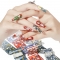 Nail Foil Christmas Halloween Style Blue Floral Snowflake Ghost Pattern Starry Smudge Water Transfer Stickers