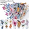 Nail Sticker Film Starry Sky Stickers Color Lace Butterfly Sticker Set Full Coverage Nail Transfer Foil Paper