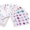 Nail Stickers Set Mixed Floral Geometric Gold and silver stickers Fruit Nail Art Water Transfer Decals
