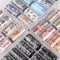 Nail art holographic Star Transfer Stickers snowflakes maple leaves Christmas theme