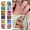New Japanese Nail Art Gold Foil 12 Color Boxed Thin Gold and Silver Foil Fragments DIY Decoration Tin Foil