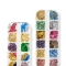 New Japanese Nail Art Gold Foil 12 Color Boxed Thin Gold and Silver Foil Fragments DIY Decoration Tin Foil