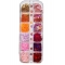 Red Set Nail Art Glittering Sequins Romantic Kiss Red Love Heart Valentine Day Nail Patch UV Gel Polish