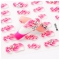 Three dimensional Relief Style Flower Series Mixed Nail Stickers Red Yellow Ultra thin 5D Adhesive
