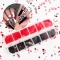 Valentine's Day Style Laser Nail Art Sequin Sticker Love Heart Butterfly Poker Style UV Gel Polished Trim