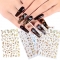 Water Nail stickers Laser gold and silver holographic butterfly stickers Spring and summer Butterfly Style